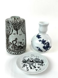 Trio Of Scandinavian Ceramics - Bjorn Wiinblad