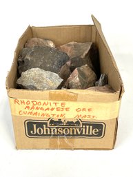 Collection Of Rhodonite - Mananese Ore - From Cummington, MA