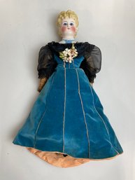 Beautiful Antique China Head Doll As Is Repaired