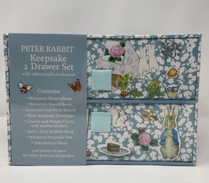 Brand New Peter Rabbit Keepsake 2 Drawer Set