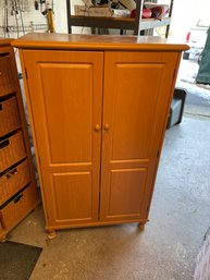 Two Door Cabinet With Contents