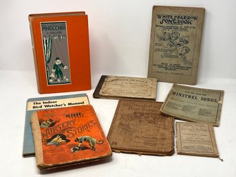 Collection Of Vintage Literature Including Song Books, Children's And More!