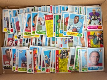 Large Lot Of 1968 Topps Football Cards (38)