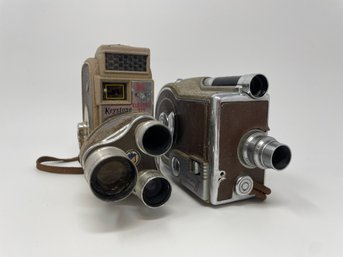 Vintage Movie Cameras - Keystone KA-1C & Revere 16 Magazine