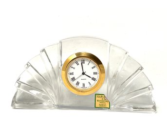 Vintage Waterford Marquis Desk Clock