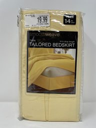 Brand NEW Twin Tailored Bedskirt Yellow!
