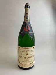 Antique Moet & Chandon Champagne Large Scale Advertising Bottle