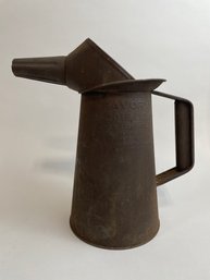 Vintage Oil Can Pitcher