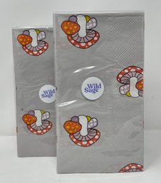 2 Brand New Packages Of Wild Sage Mushroom Napkins