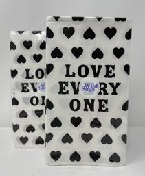 2 Brand New Packages Of Sage Wild ' Love Everyone' Napkins