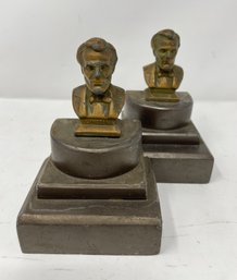 Vintage Abraham Lincoln Bookends