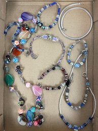 Beaded Costume Jewelry Lot (13)