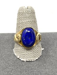 14k Gold Lapis Ring 4g  (71)