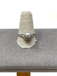 14k Gold Pearl Ring 2.5g (73)