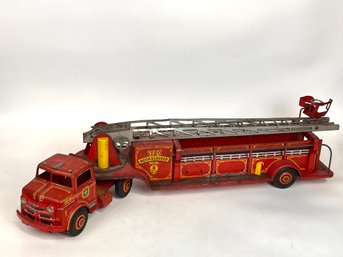 Vintage Marx VFD Hook & Ladder No. 9 Fire Truck