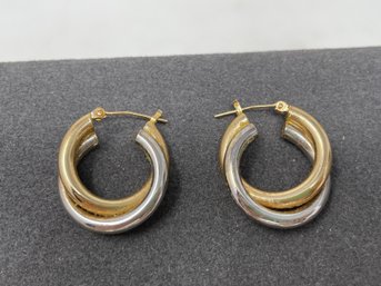 14k Gold Earrings 2.75g (75)