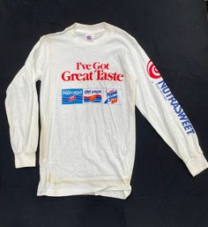 1980s Pepsi Graphic Long Sleeve Shirt