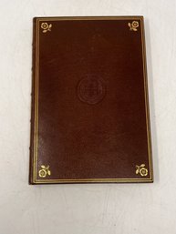 1913 Hardcover Leather Bound Book Titled Poems By John Hay Brown University