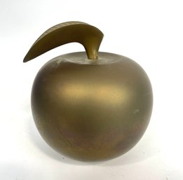 Brass Apple Paperweight