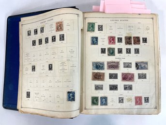 Estate Fresh! Antique Stamp Album Book As Found