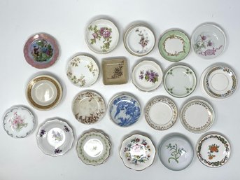 Collection Of Antique Butter Pat Dishes (Lot C)