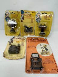 Vintage Holly Hobbie And Other Cast Metal Miniatures