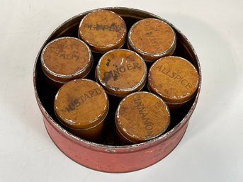 Antique Spice Canister Set