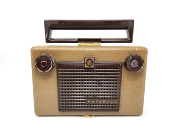 Vintage Motorola Portable Tube Radio Untested