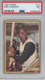 1962 Topps Roberto Clemente PSA 7