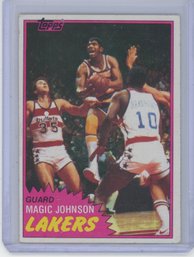 1981 Topps Magic Johnson Second Year