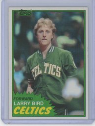 1981 Topps Larry Bird Second Year Card