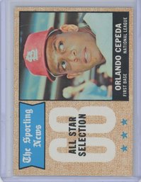 1968 Topps Orlando Cepeda All Star