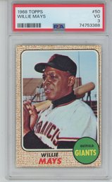 1968 Topps Willie Mays PSA 3