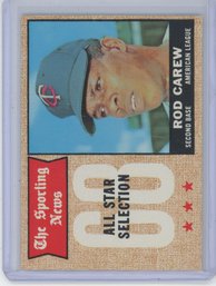 1968 Topps Rod Carew All Star