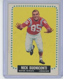 1964 Topps Nick Buoniconti