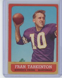 1963 Topps Fran Tarkenton