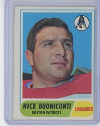 1968 Topps Nick Buoniconti