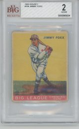 1933 Goudey Jimmie Foxx Rookie BVG 2