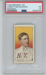 T206 Christy Mathewson Portrait Piedmont 150 PSA 1.5