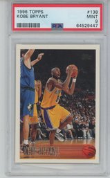 1996 Topps Kobe Bryant Rookie PSA 9