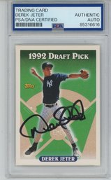 1993 Topps Derek Jeter Rookie Auto PSA DNA