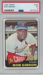 1965 Topps Bob Gibson PSA 5