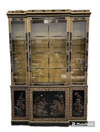 Vintage Drexel Heritage Chinoiserie Style China Cabinet