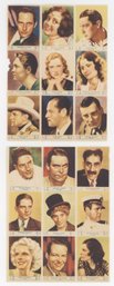 1932 National Screen Star Stamp Collection W/ Original Bag!