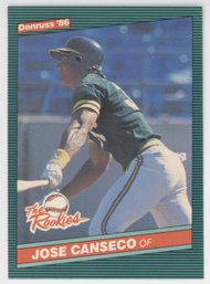 1986 Donruss The Rookies Jose Canseco Rookie