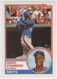 1983 Topps Traded Darryl Strawberry Rookie