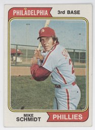 1974 Topps Mike Schmidt Second Year