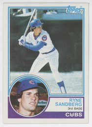 1983 Topps Ryne Sandberg Rookie