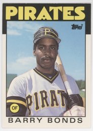 1986 Topps Traded Barry Bonds Rookie