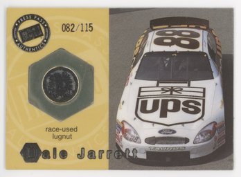 2001 Press Pass Dale Jarrett Race Used Lug Nut #/115